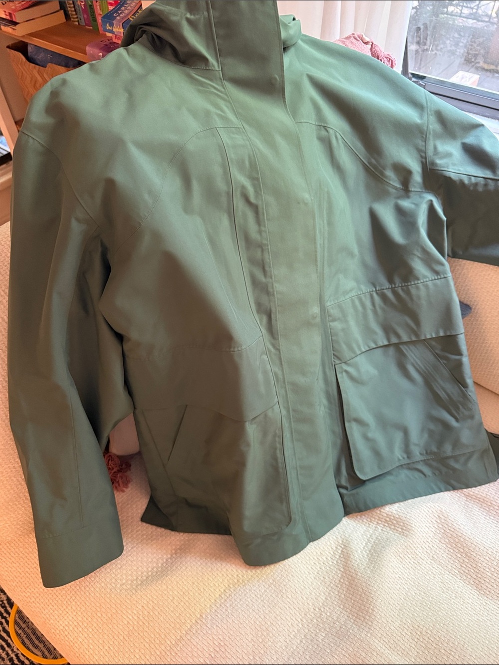 lululemon athletica Forest Green Hooded Utility Jacket